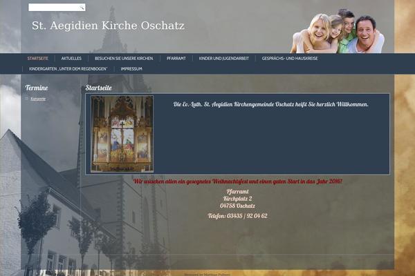 kirche theme websites examples