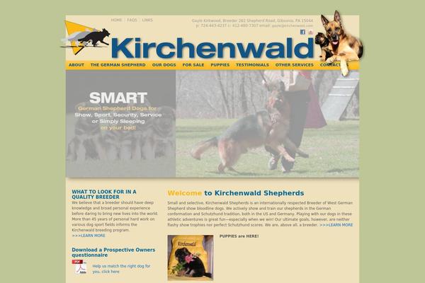 WordPress website example screenshot