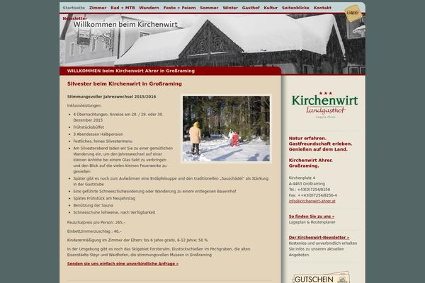 kirchenwirt-ahrer.at site used Kirchenwirt_3.3