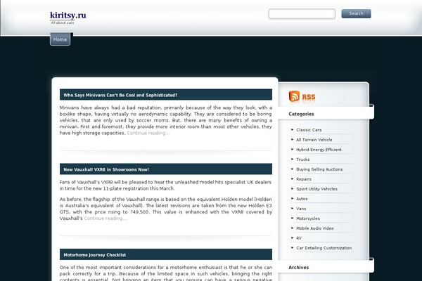 WordPress website example screenshot