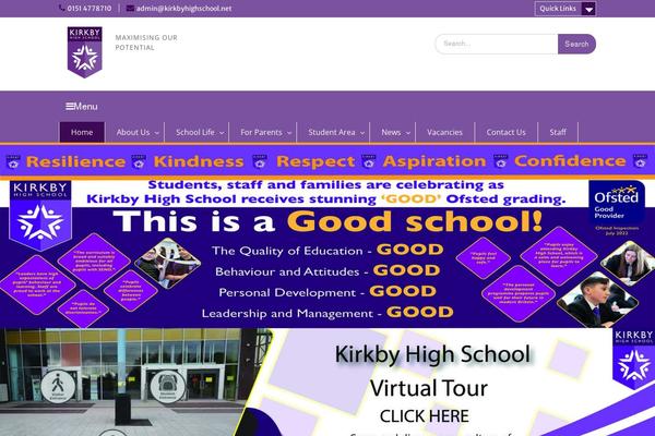 kirkbyhighschool.net site used Education-hub-pro