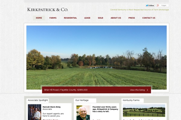 kirkfarms.com site used Kirkpatrick
