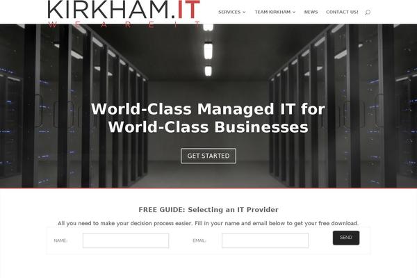kirkhamsystems.com site used Divi Child