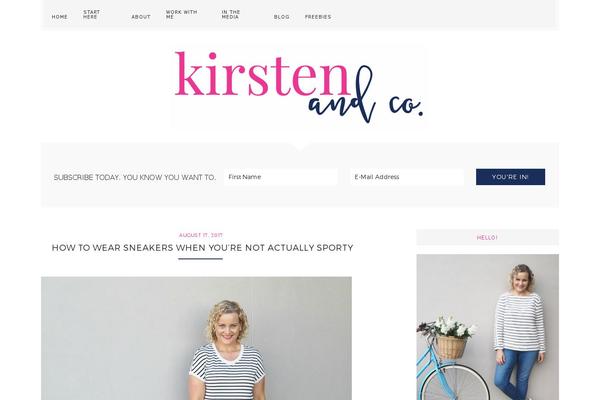 kirstenandco.com site used Prettyhappy