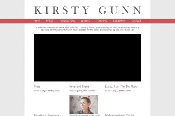 kirsty-gunn.com site used Kirsty