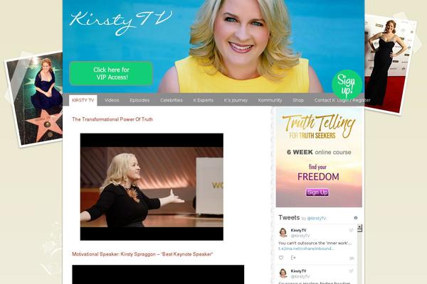 kirstytv.com site used Kirsty