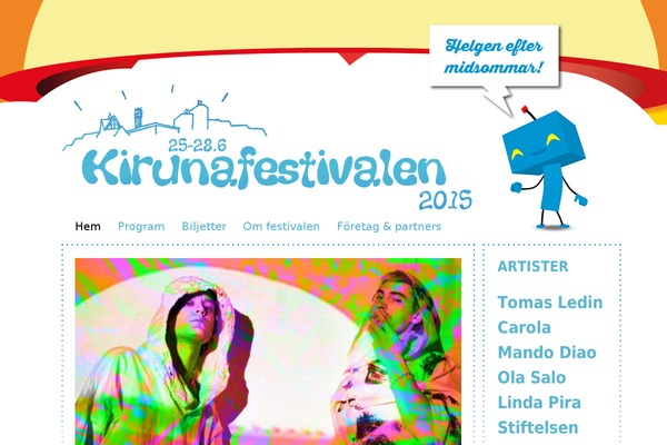 kirunafestivalen.nu site used Krafest