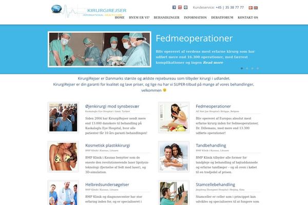 Care theme site design template sample