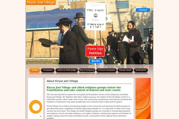 WordPress website example screenshot