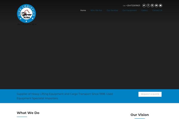 Construction theme site design template sample