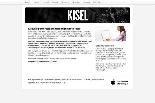 kisel.se site used Boilerstrap-master