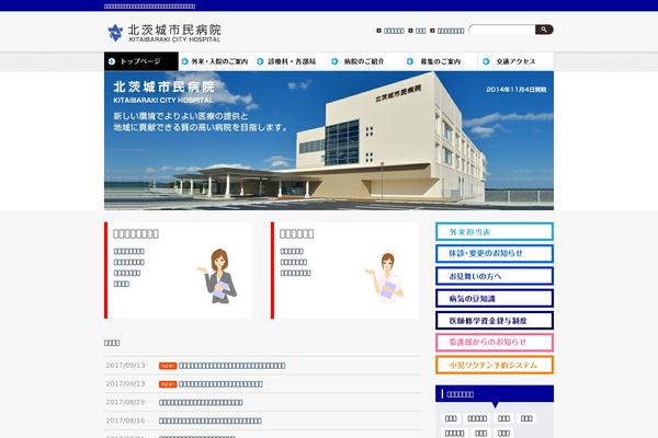 Hospital theme site design template sample