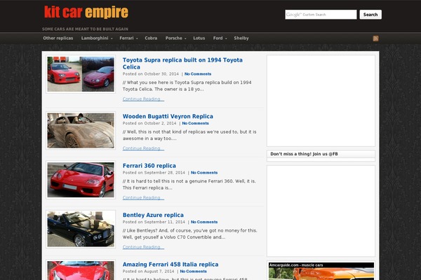 WordPress website example screenshot