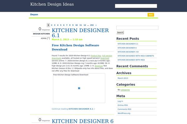 kitchend500.com site used Horisontal