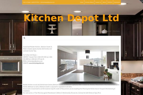 Avada theme site design template sample