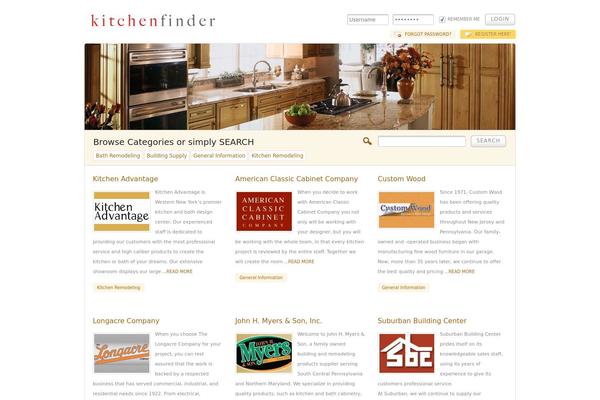kitchenfinder.com site used Sofa_opnpress