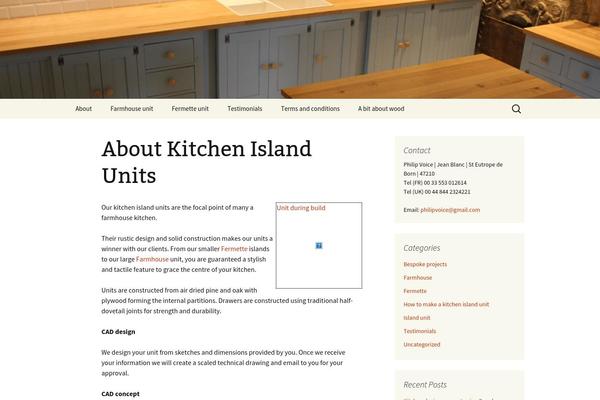 Twenty Thirteen theme site design template sample