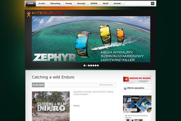 kiteguru.pl site used Kiteguru