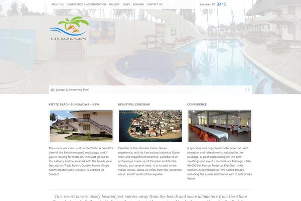 Aegean theme site design template sample
