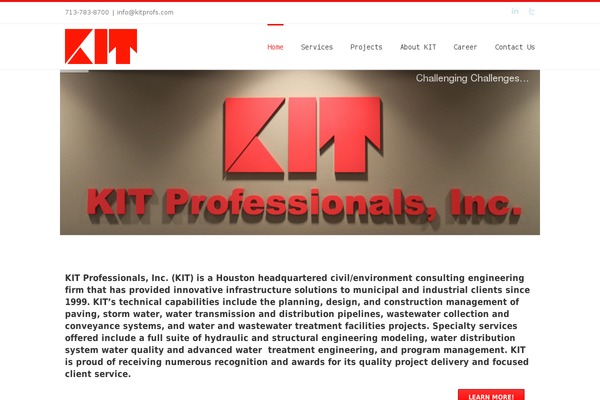 Kit theme site design template sample