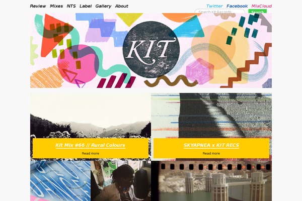 Kit theme site design template sample