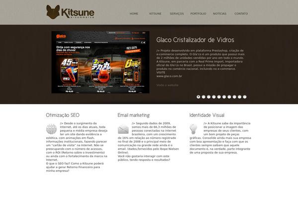 kitsunestudio.com.br site used Kitsune
