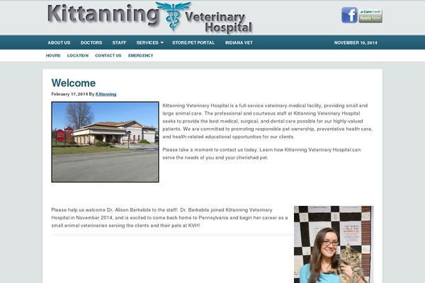 kittanningvet.com site used Test-theme
