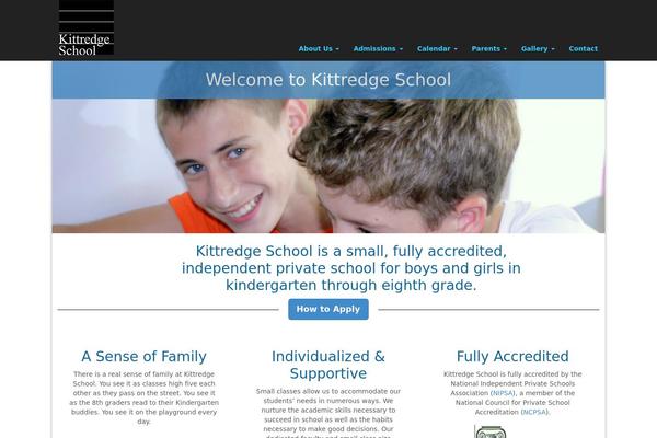 kittredge.org site used Kittredge