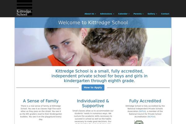 kittredge theme websites examples