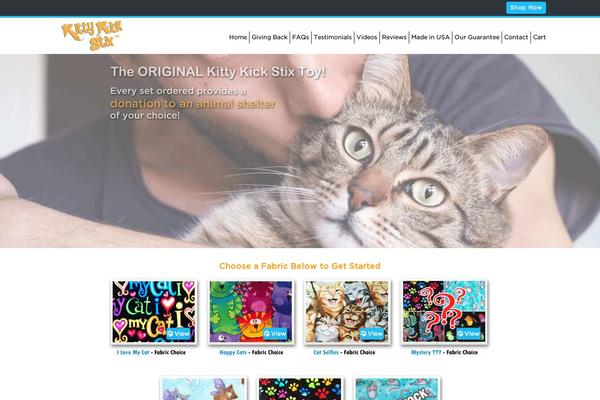 kittykickstix.com site used Kittykickstix