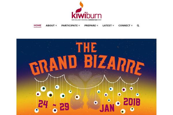 kiwiburn.com site used X | The Theme