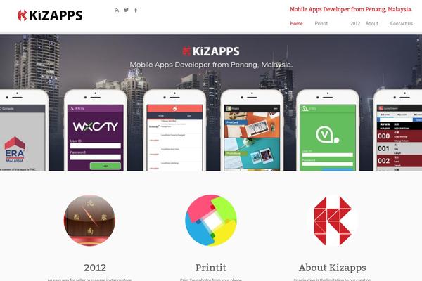 Customizr theme site design template sample
