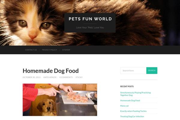 Hemingway theme site design template sample