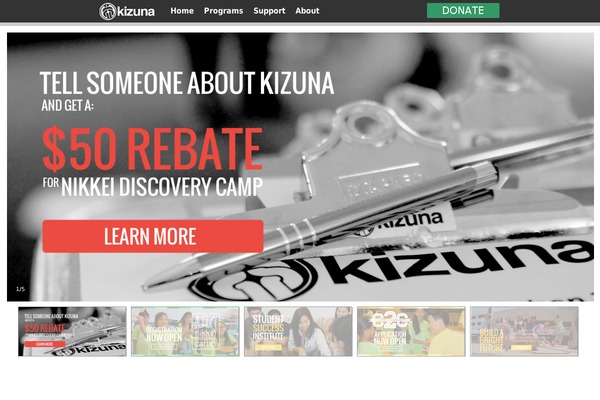 kizuna-la.org site used Kizuna