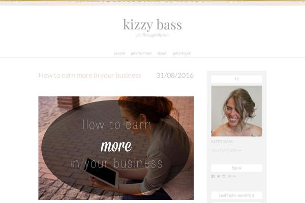 kizzybass.com site used Blackwalnut