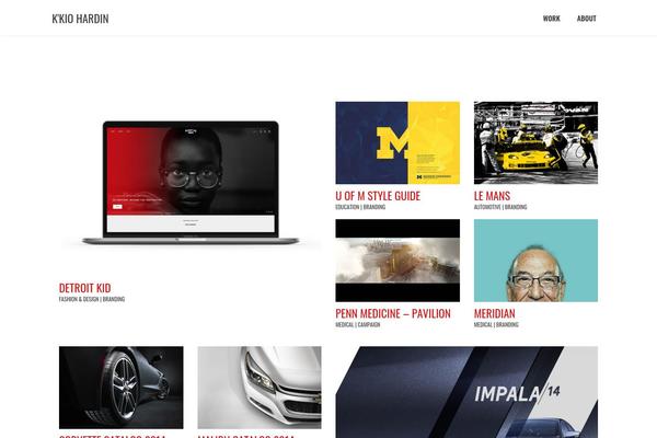 North theme site design template sample