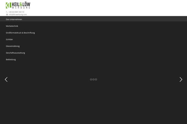 Impreza Child theme site design template sample