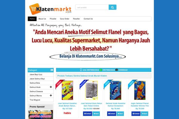 klatenmarkt.com site used Wp-niaga