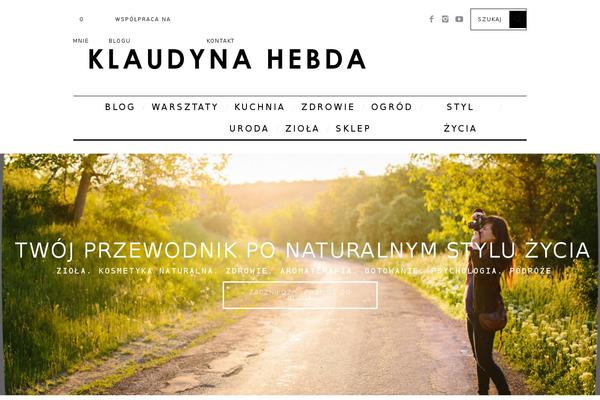 klaudynahebda.pl site used Klaudyna-hebda