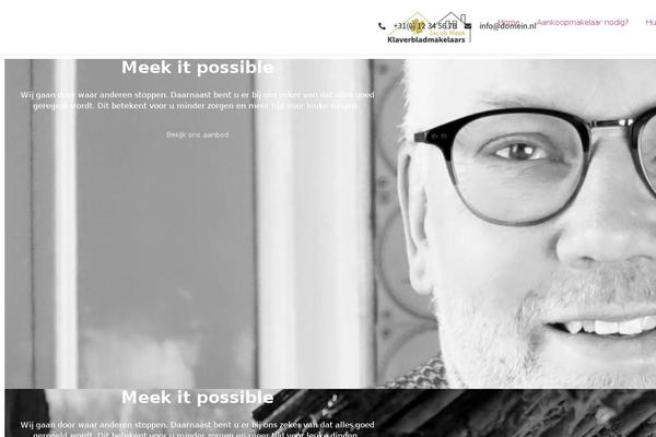 klaverbladmakelaars.nl site used Yes-co-ores-thema-aanbod