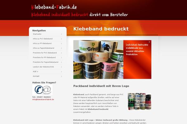 klebeband-fabrik.de site used Warhus