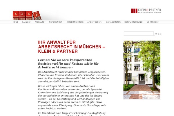 klein-arbeitsrecht.de site used Kleinpart