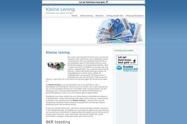 kleinelening.info site used Bluebusiness