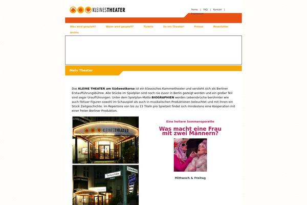 kleines-theater.de site used Kleines-theater-2020