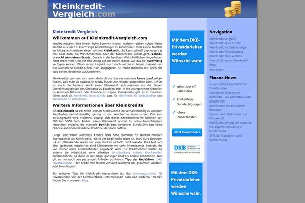 kleinkredit-vergleich.com site used Prosense Blue