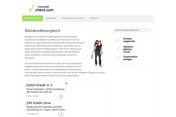 Iconic One theme site design template sample