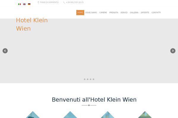 kleinwien.it site used Hotelia