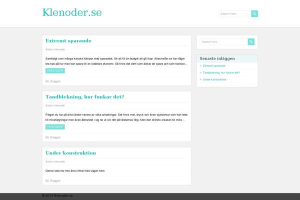 klenoder.se site used PaperCuts
