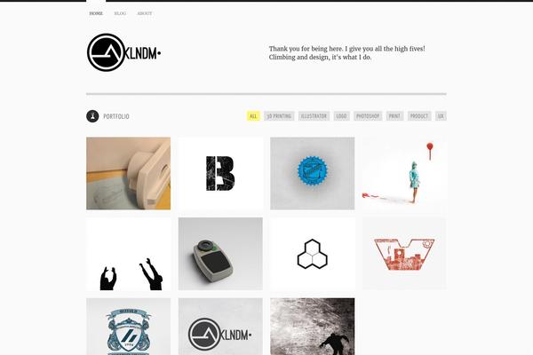 Yin & Yang theme site design template sample