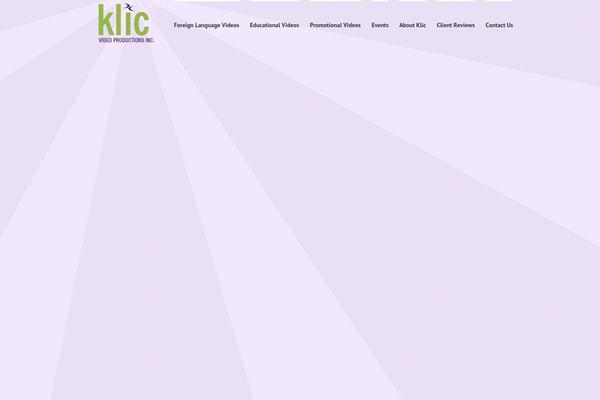 klicproductions.com site used Klic